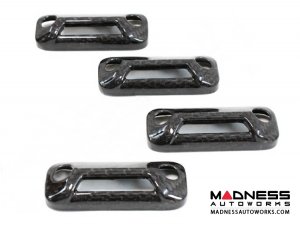 Alfa Romeo 4C Interior Door Handle Trim Set - Carbon Fiber